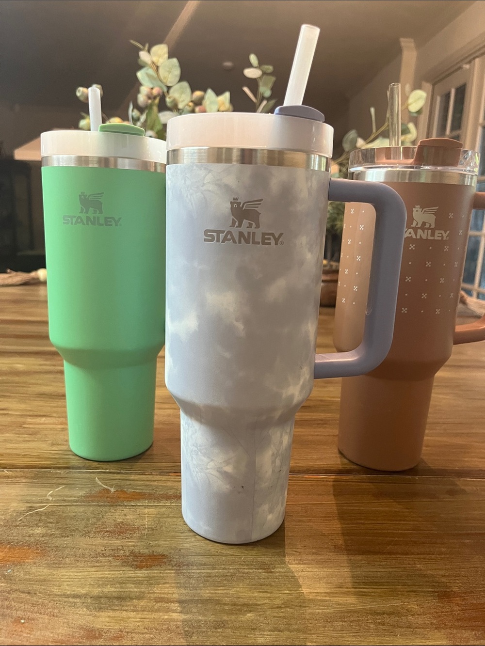 Stanley Ocean Tie Dye Adventure Quencher Travel Tumbler